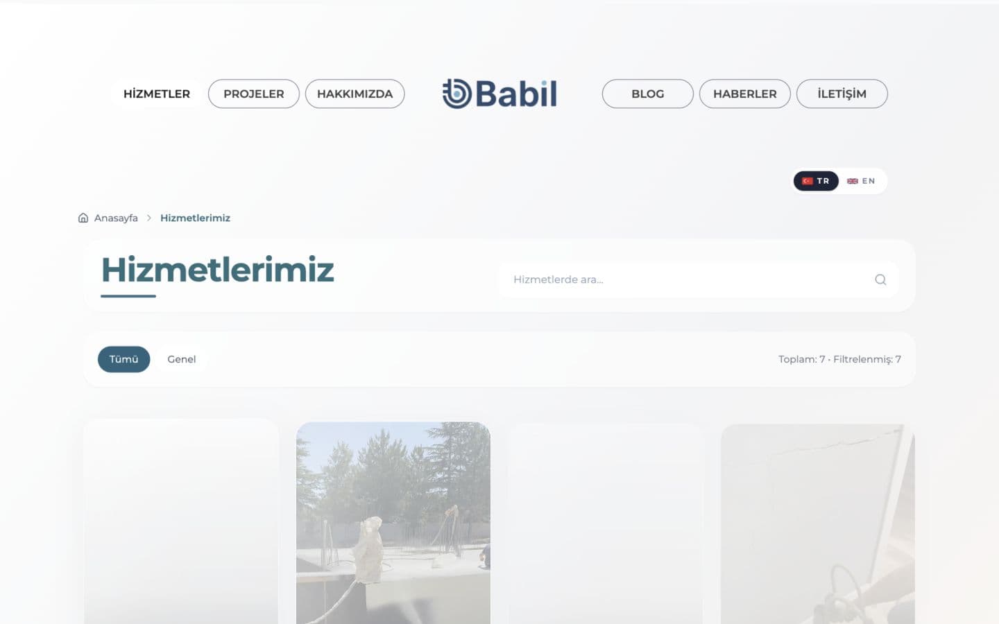 Babil Yalıtım services section