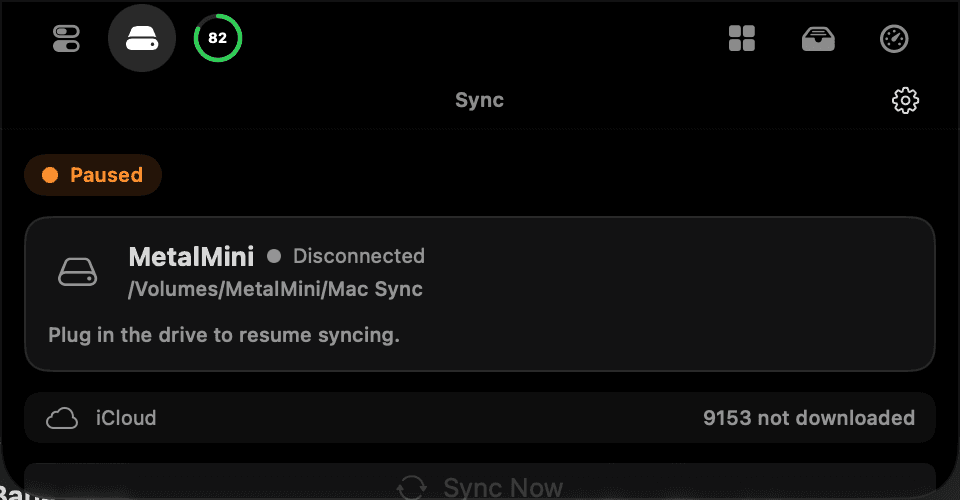 ProfessorNotch DiskSync engine